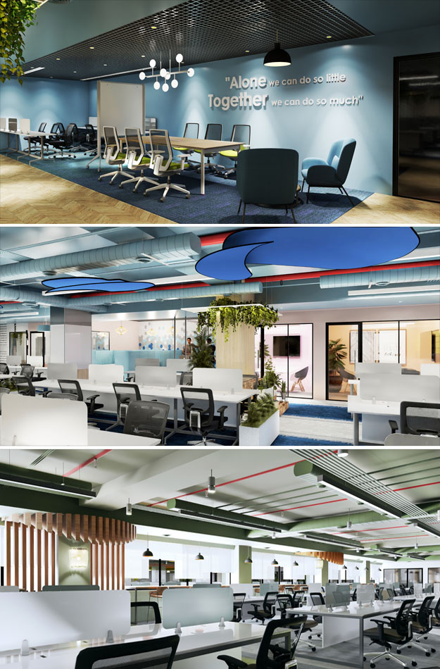 Co-working Office Interior in Ooty